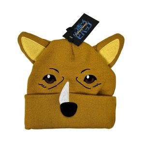 Cowboy Bebop Corgi Ein with Ears Knit Beanie OSFM Adult Funimation NWT